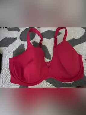 Ambrielle Red Full Coverage Underwire Bra